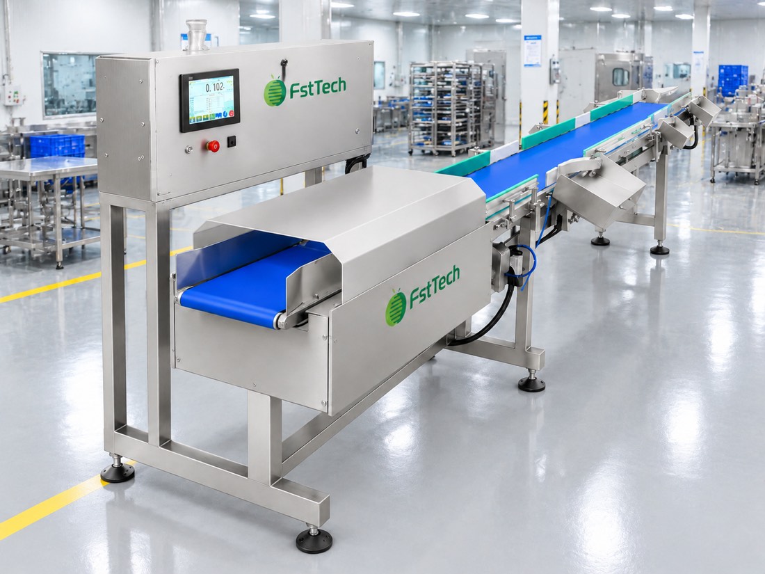 Squash sorting machine prepared for dispatch