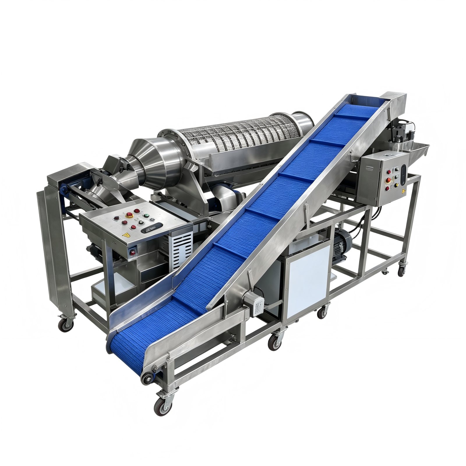 Green bean processing line video preview