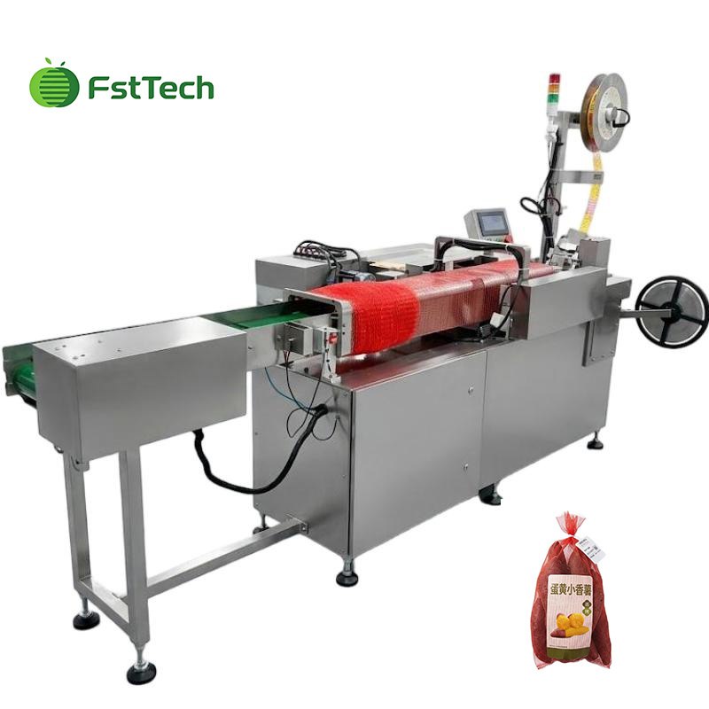 Horizontal net bag packing machine