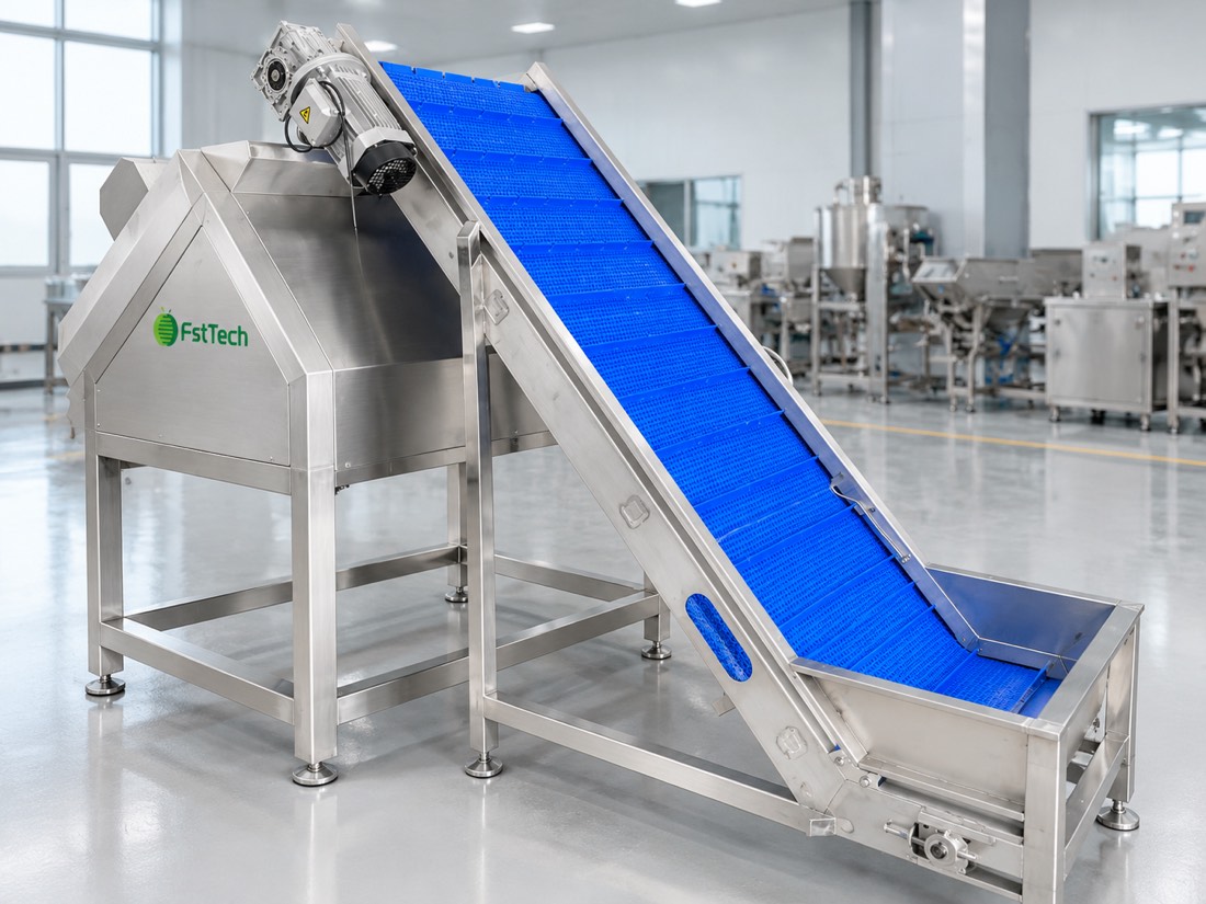 Lychee peeling machine overall view